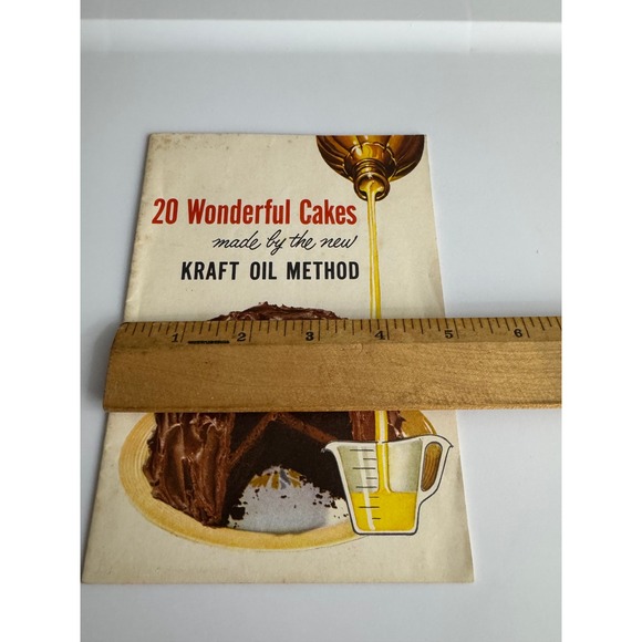 Vintage 1955 Kraft Oil Method 20 Wonderful Cakes Recipe Booklet Advertising - Picture 10 of 10